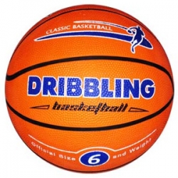 Balon de Basquetbol Nº6 DRB goma naranja