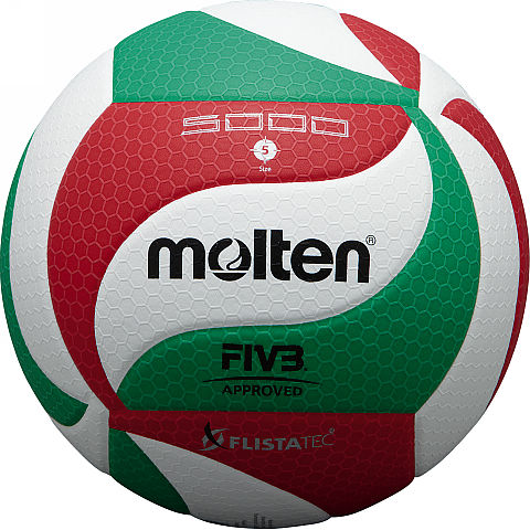 Pelota - Balon de Voleibol Molten 5000 Oficial FIVB. V5M 5000