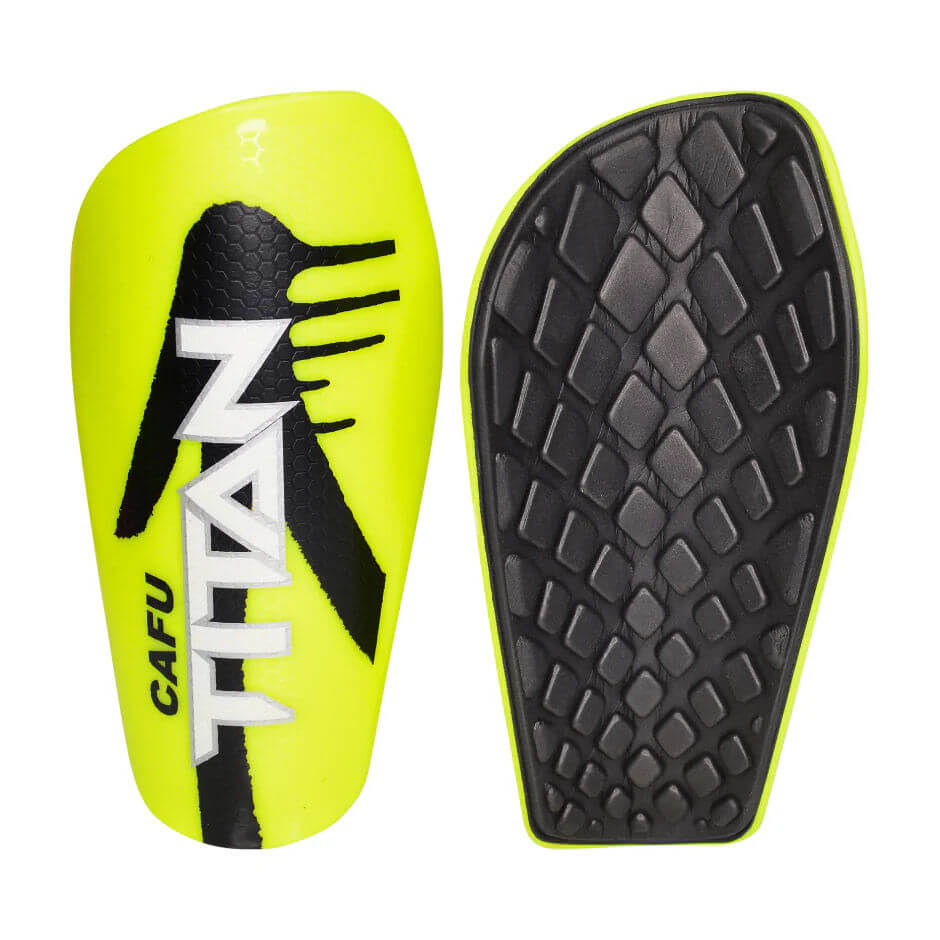 Canillera de Futbol Cafu Titan Amarillo Fluor