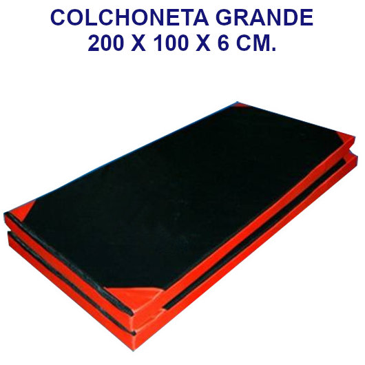 Colchoneta de ejercicio 200x100x6cm. densidad 45 tela oxford