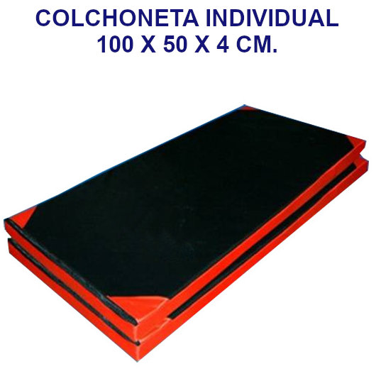 Colchoneta de ejercicio individual densidad 45 tela oxford