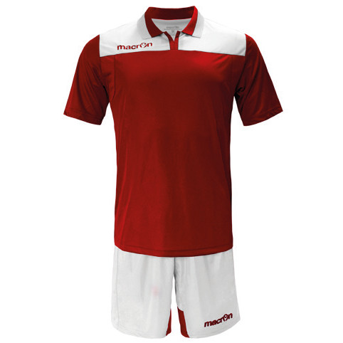 Equipo de Futbol Macron Roma Rojo - Blanco