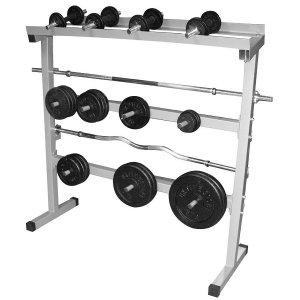 Exhibidor Metalico Pesas Discos y Barras