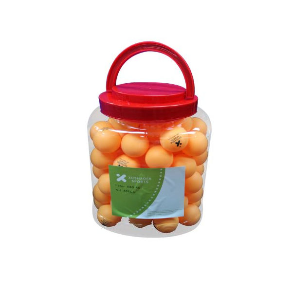 Frasco 60 Pelotas Ping Ping XUSHAOFA Naranjas