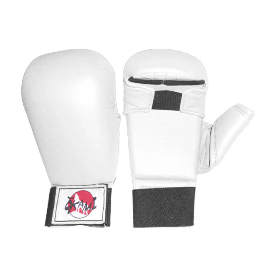 Guante Karate Okami Garra Blanco