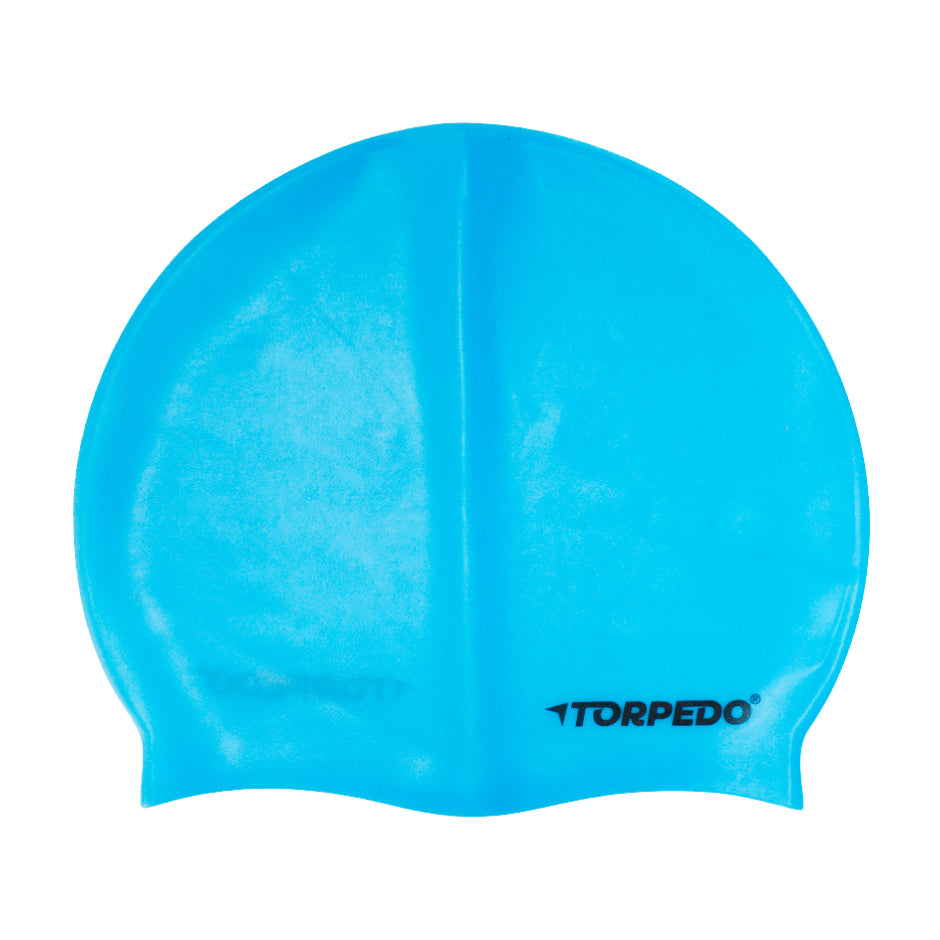 Gorra de Natacion Torpedo Silicona Pro Celeste