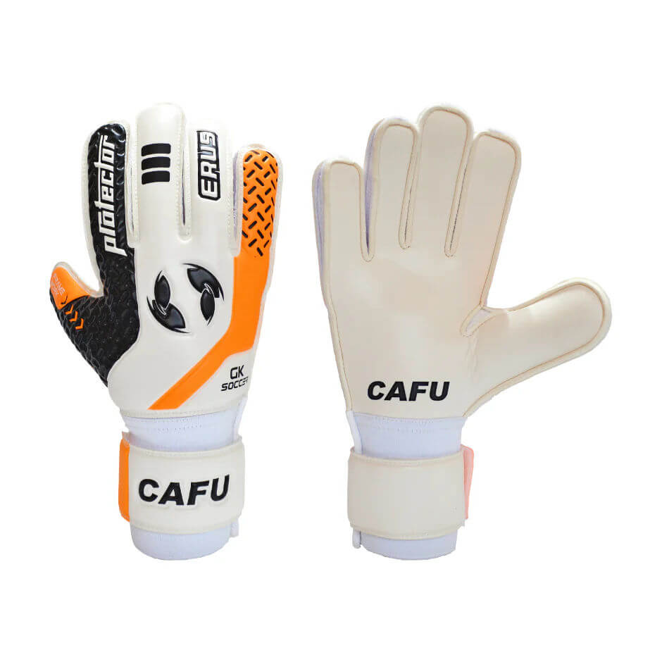 Guante Arquero Cafu Protector Erus Ferula Negro - Naranjo - Blanco