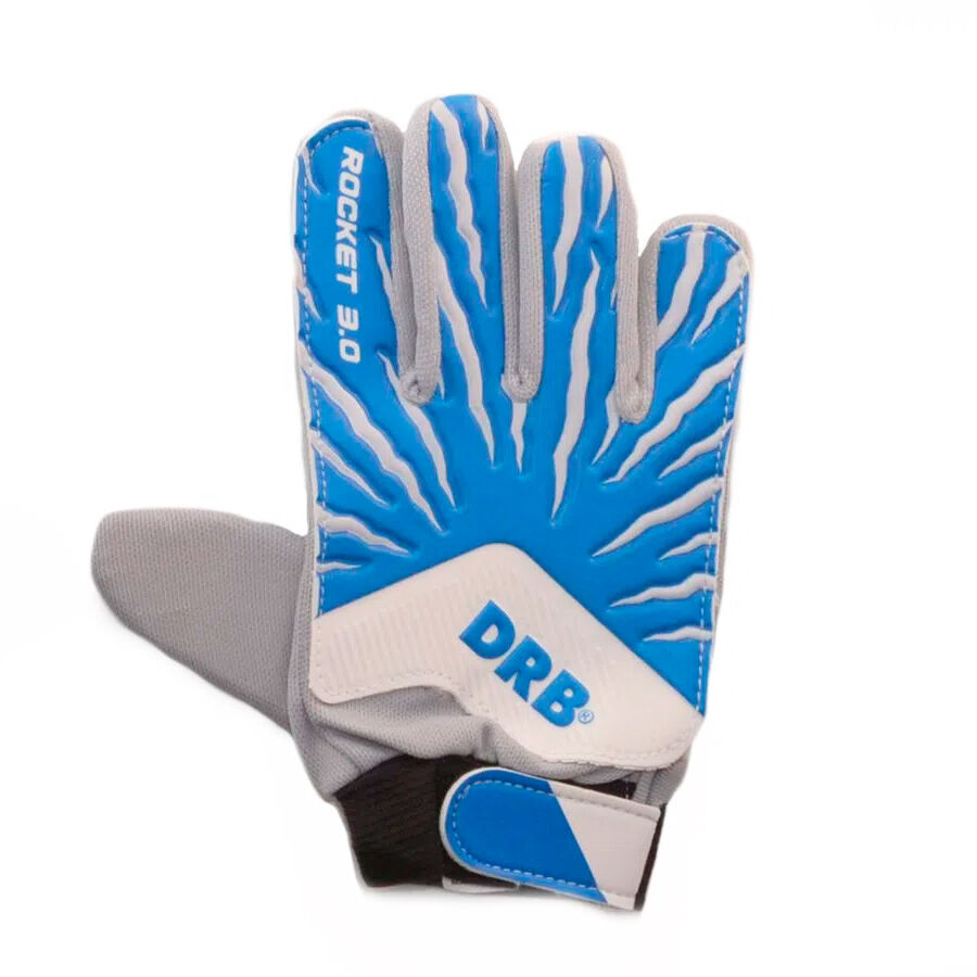 Guante Arquero DRB Rocket 3.0 Niños Gris/celeste