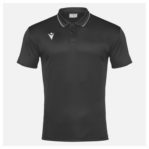 Polera Polo Macron Draco Negro