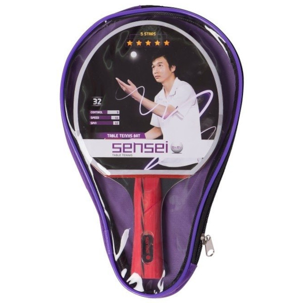 Pelota Ping Pong Sensei 6 un, 3 estrellas Naranja