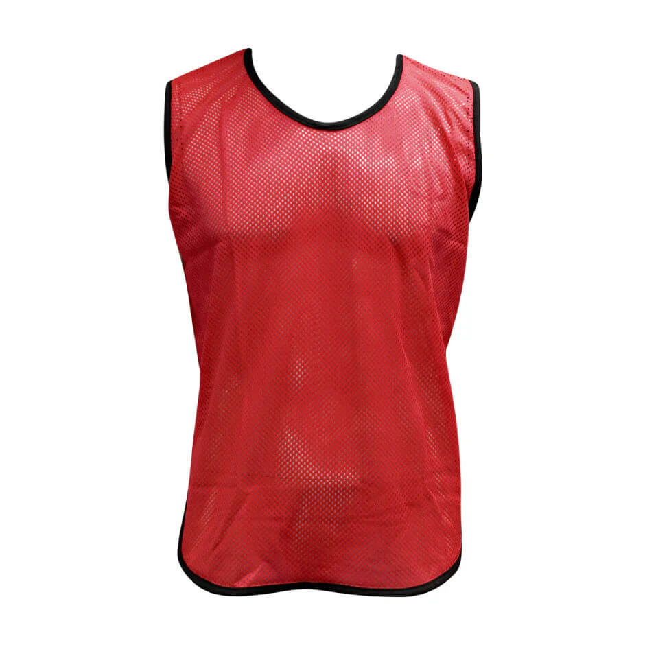Peto de Entrenamiento Malla con Costura Rojo