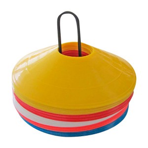 Set 50 Conos Planos-Discos-Lentejas 8" entrenamiento,practica