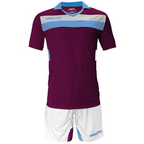 Equipo de Futbol Macron Genova Burdeo - Blanco - Celeste