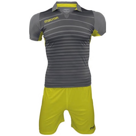 Equipo de Basquetbol Macron Tabit Gris - Amarillo Fluor