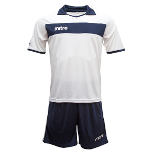 Equipo - Uniforme de Futbol Mitre London Blanco/Azul Marino