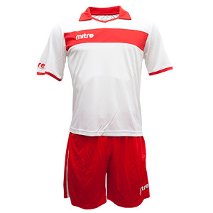 Equipo - Uniforme de Futbol Mitre London Blanco/Rojo