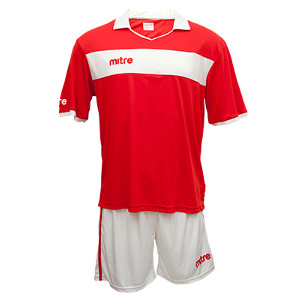 Equipo - Uniforme de Futbol Mitre London Rojo/Blanco