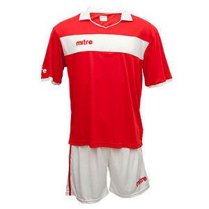 Equipo - Uniforme de Futbol Mitre London Rojo/Blanco