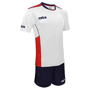 Equipo - Uniforme de Futbol Mitre Oxford Blanco/Azul Marino