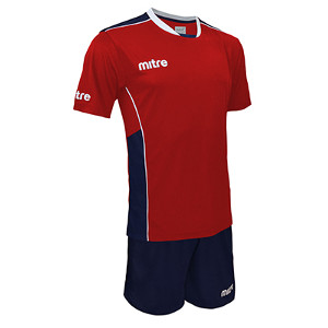 Equipo - Uniforme de Futbol Mitre Oxford Rojo/Azul Marino