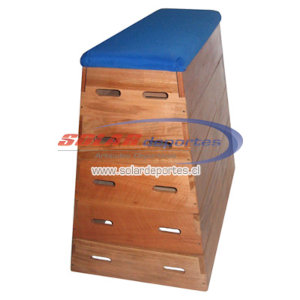 Cajon de Salto(Plinto) piramidal en roble