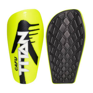 Canillera de Futbol Cafu Titan Amarillo Fluor