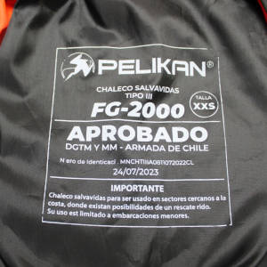 Chaleco Salvavidas Tipo III Pelikán XXS XS 2