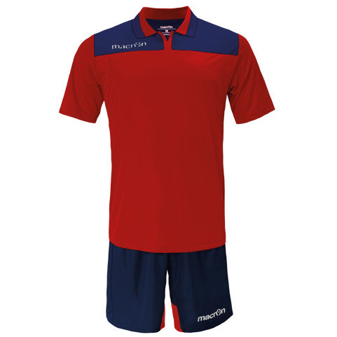 Equipo de Futbol Macron Roma Rojo - Azul Marino