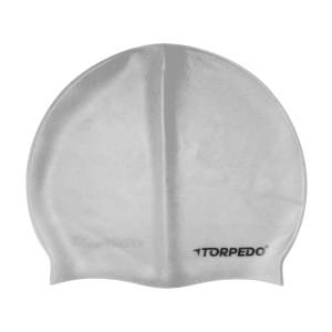 Gorra de Natacion Torpedo Silicona Pro Blanca