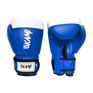 Guante Box Okami Prof Azul - Blanco