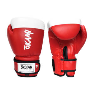 Guante Box Okami Prof Rojo - Blanco