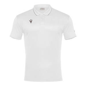 Polera Polo Macron Draco Blanco