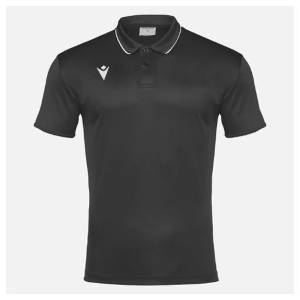 Polera Polo Macron Draco Negro