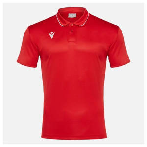 Polera Polo Macron Draco Rojo