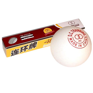Pelota de Ping Pong Doble Circulo Blanca