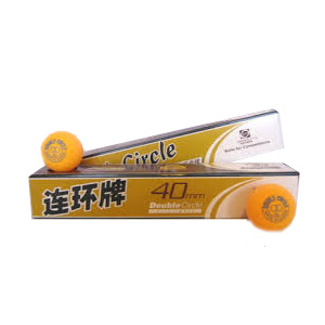 Pelota de Ping Pong Doble Circulo Naranja