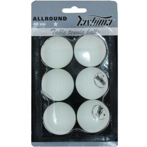 Pelota de Ping Pong Yashima 1* Blancas