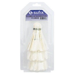 Plumilla de Badminton Sufix S4 Pluma