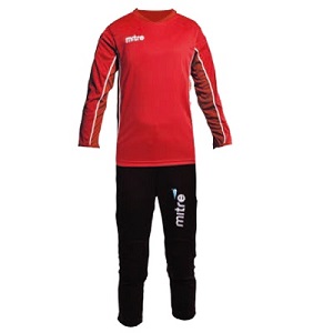 Uniforme Aquero Mire Junior  Manga Larga Rojo - Negro