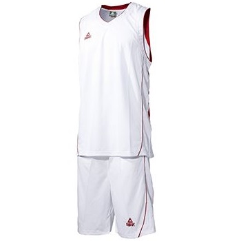 Kit de Basquetbol Peak Hombre Blanco - Rojo