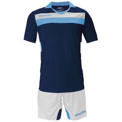 Equipo de Futbol Macron Genova Azul Marino - Blanco - Celeste