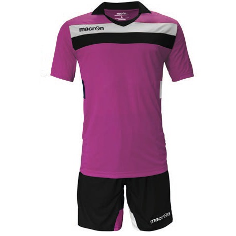 Equipo de Futbol Macron Genova Rosado - Blanco - Negro