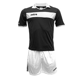 Equipo - Uniforme de Futbol Mitre London Negro/Blanco