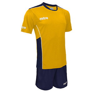 Equipo - Uniforme de Futbol Mitre Oxford Amarillo/Azul Marino