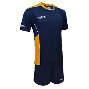 Equipo - Uniforme de Futbol Mitre Oxford Azul Marino/Amarillo