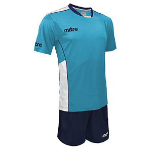 Equipo - Uniforme de Futbol Mitre Oxford Celeste/Azul Marino
