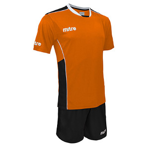 Equipo - Uniforme de Futbol Mitre Oxford Naranjo/Negro