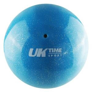 Balon Gimnasia Ritmica Uktime Glitter Liso Celeste