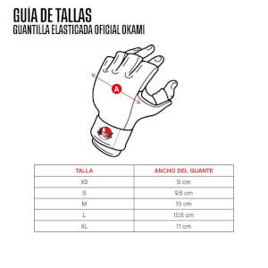 Guantilla Okami Elasticada Taekwondo Guia